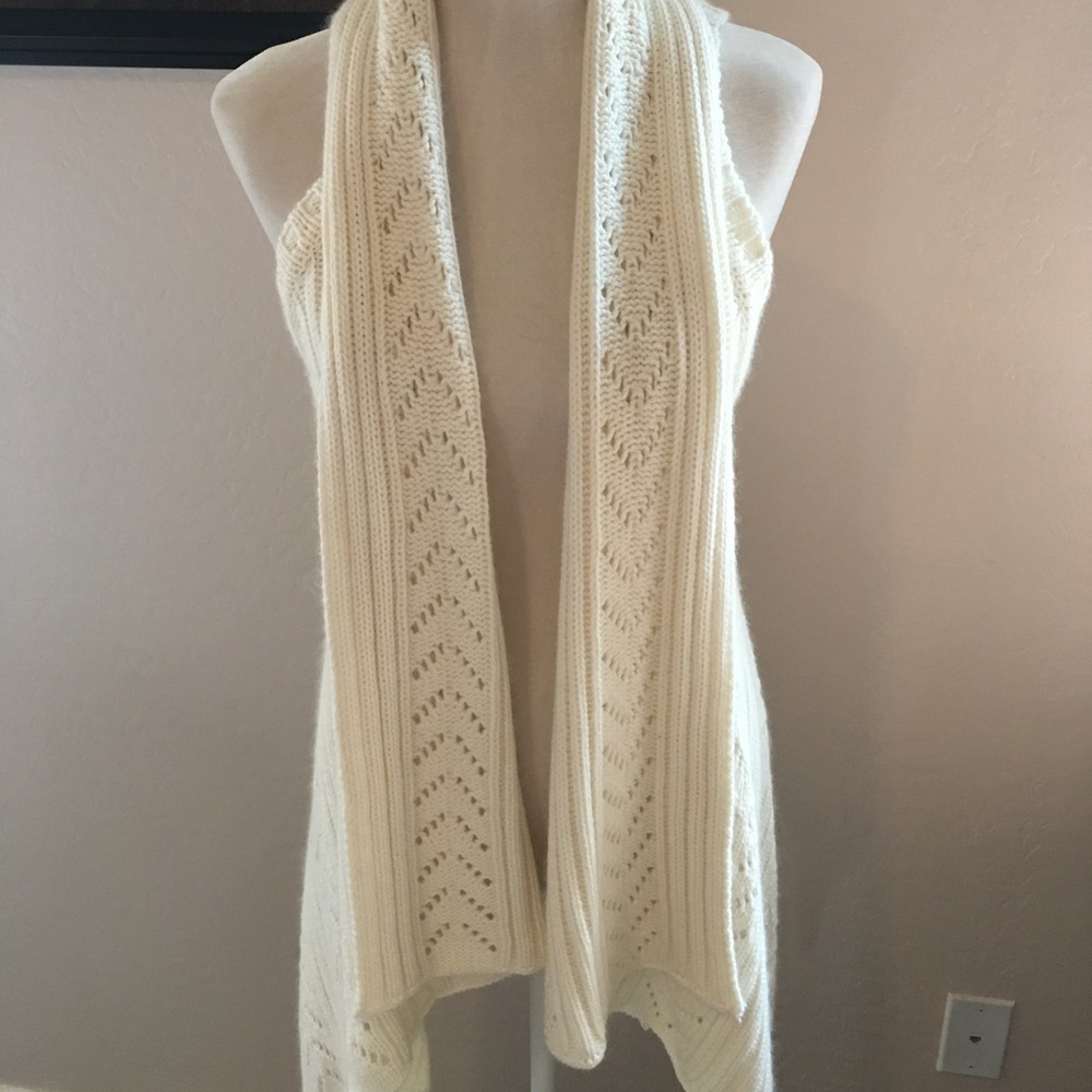 Charlotte Tarantola Ivory Vest/Cardigan