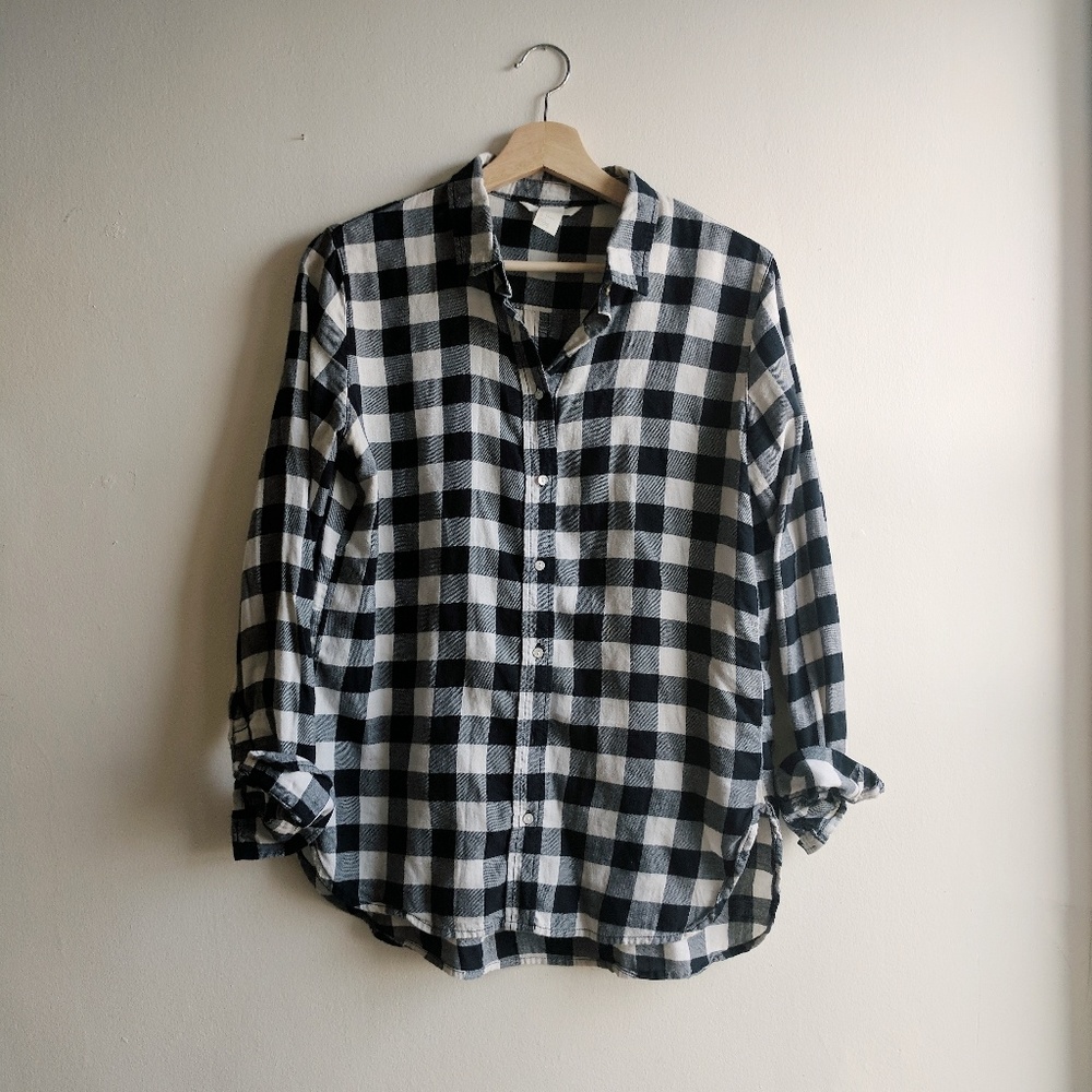 Buffalo Check Boyfriend Fit Flannel
