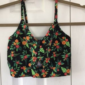 CUTE FLORAL CROP TOP from PRIMARK
