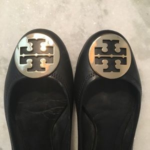 Tory Butch Classic Black Flats