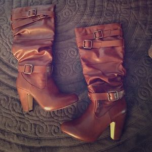 Sherlock brown mid length boots