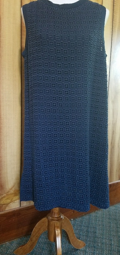 Joe FRESH Navy Sleeveless Spring Dress. Sz 12