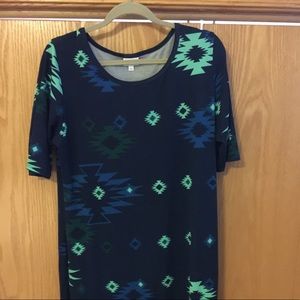 Lularoe Julia Aztec print