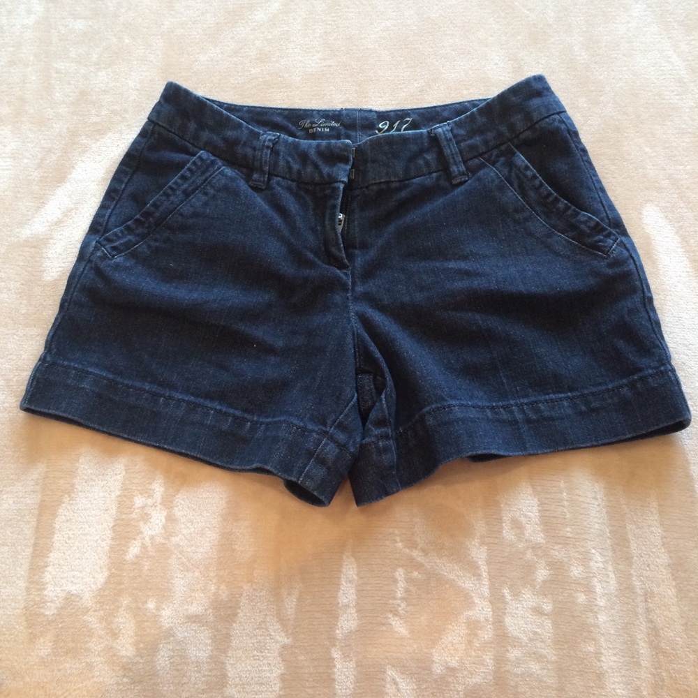 THE LIMITED 917 Dark Denim Shorts
