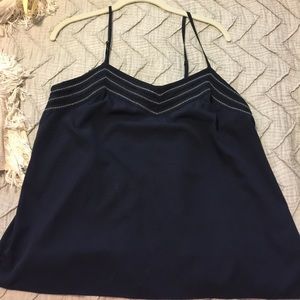Anthropologie navy top