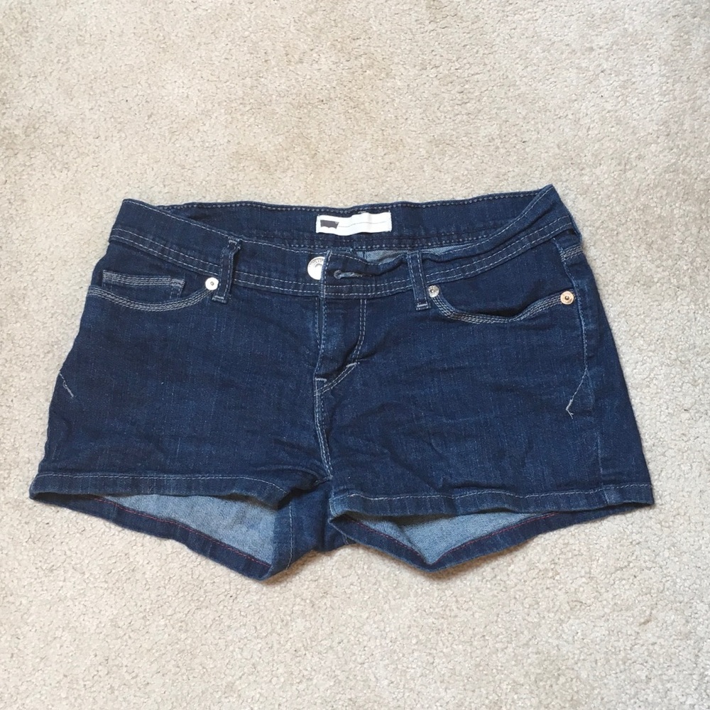Levi Dark Wash Shorts