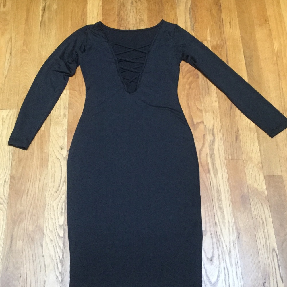 Perfect little black spandex dress