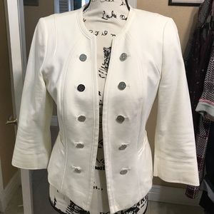 White House-Black Market Cream Colored Jacket