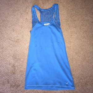 Blue laced Hollister tank
