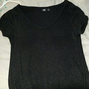 Rock & Republic Glitter Black Shirt