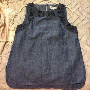 Madewell chambray top