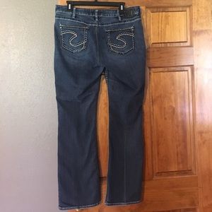Silver Aiko Bootcut jeans.  Size 14.  33 inseam.