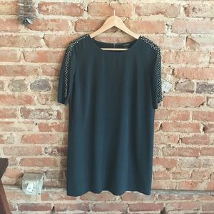 Club Monaco 100% Silk Shift Dress Full Lining