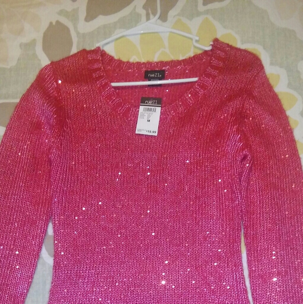 Sequined sweater