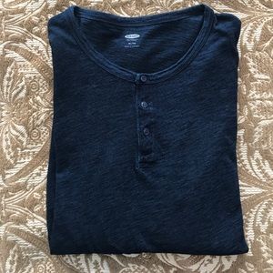 Old Navy XL Henley Dark blue