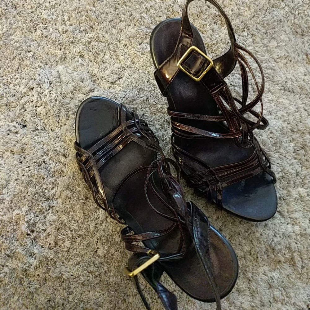 Aldo strappy stilettos sz 36