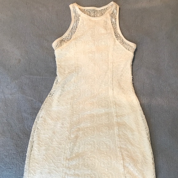 White Lace Dress Sz Small Abercrombie and Fitch - Picture 1 of 5