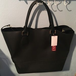 Merona black bag never used!