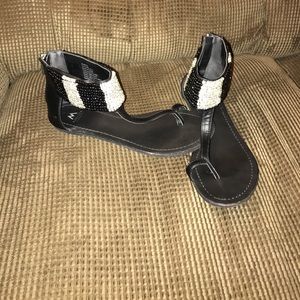 Shoedazzle embellished gladiator Sandals