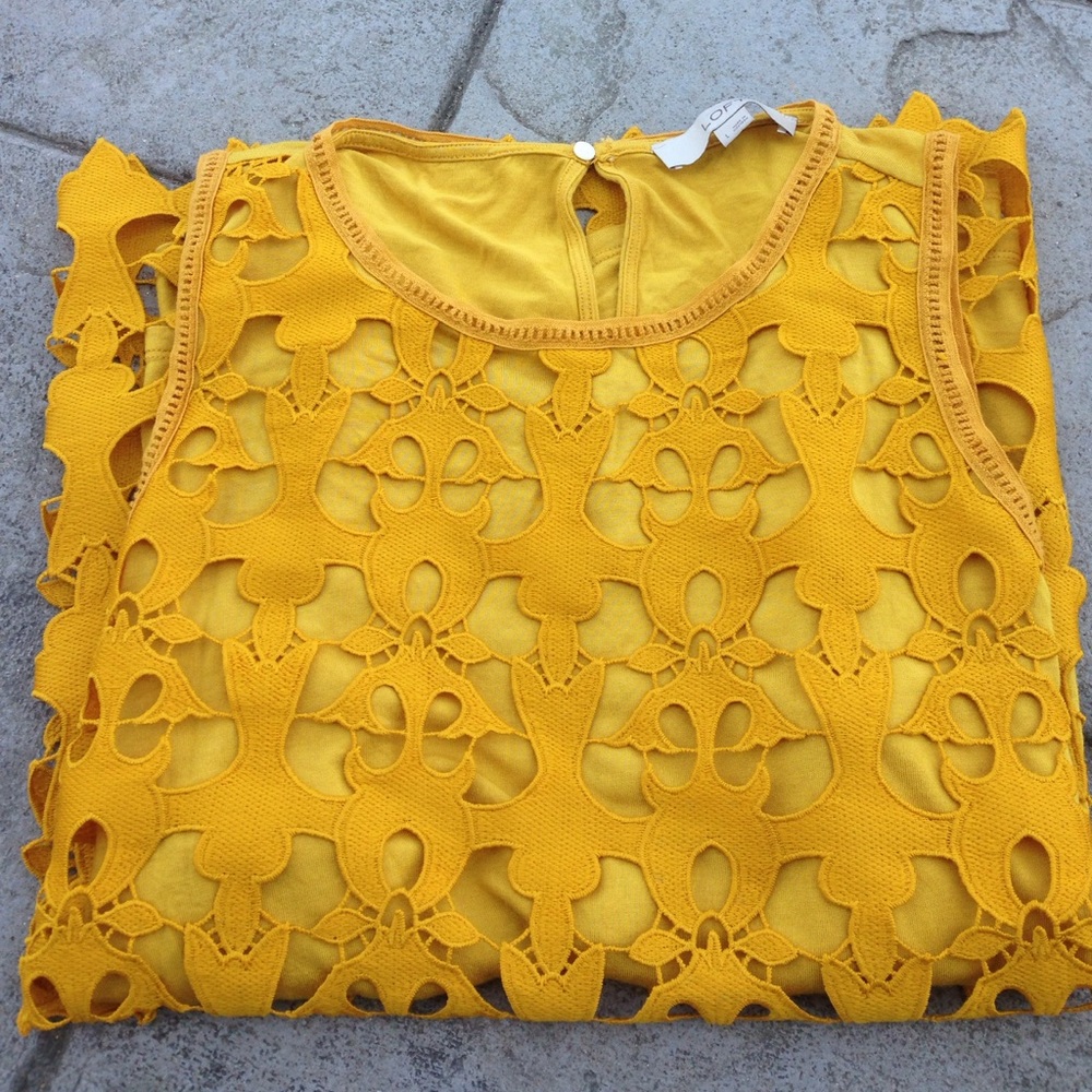 AnnTaylor Loft top size large