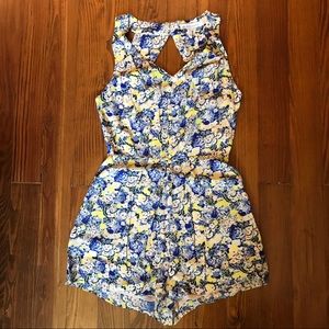 BCBG flower romper