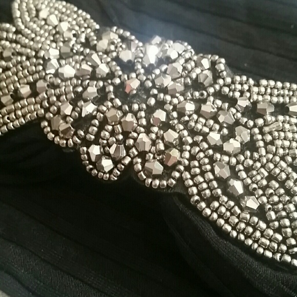 Embroidered & Beaded Stretch Turban Headband main image 6