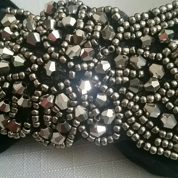 Embroidered & Beaded Stretch Turban Headband main image 5