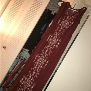 Xhileration Maroon Maxi