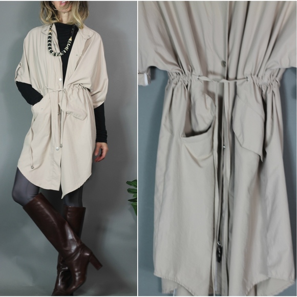 Zara Jackets & Blazers - Zara Pale Sand Safari Utility Jacket