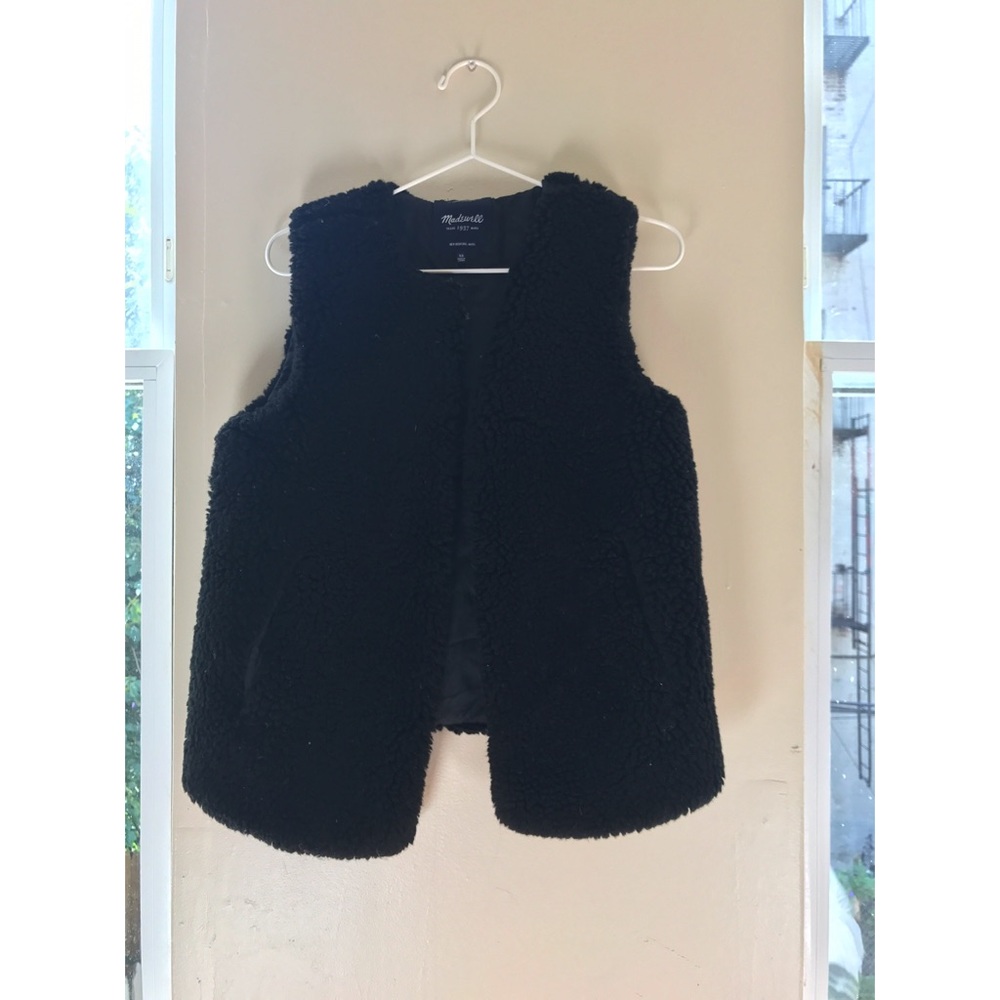 Madewell Faux Shearling Vest