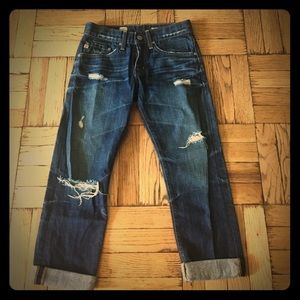 Perfect condition AG Jeans size 24R Boyfriend cut