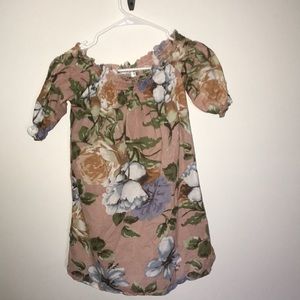 Sabo Skirt off the shoulder floral dress