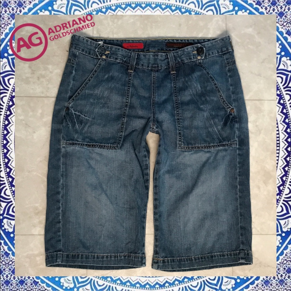 ~AG 'The Admire' Sailor Style Bermuda Jean Shorts~
