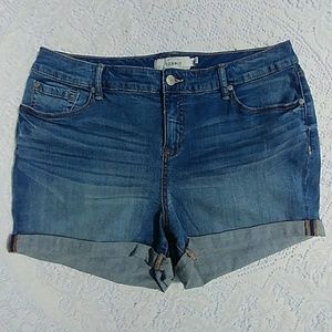 Plus Size jean shorts