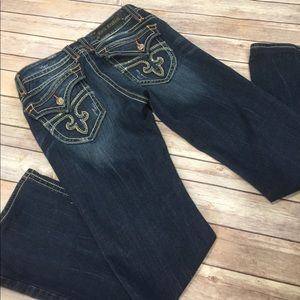 Women's rock revival bling Jean