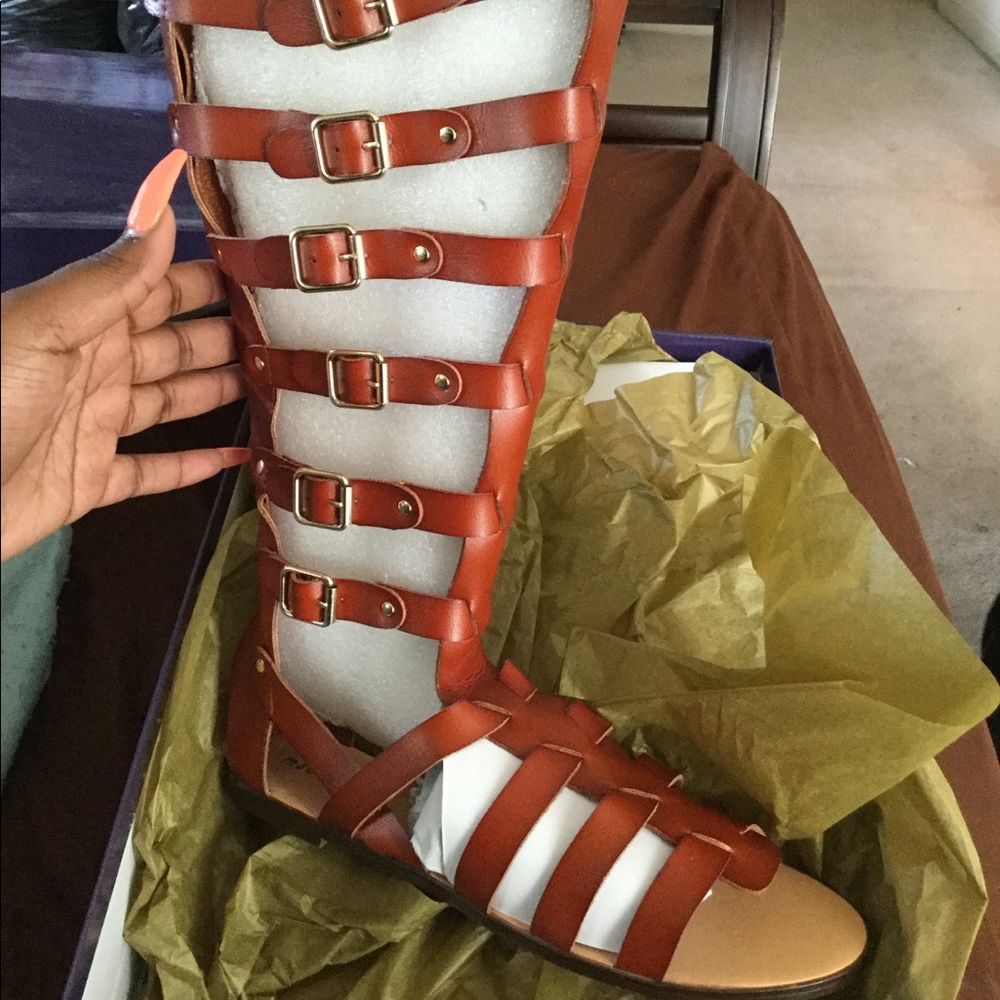 Madden girl knee high sandals