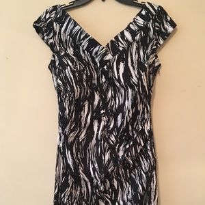 Black and white dress