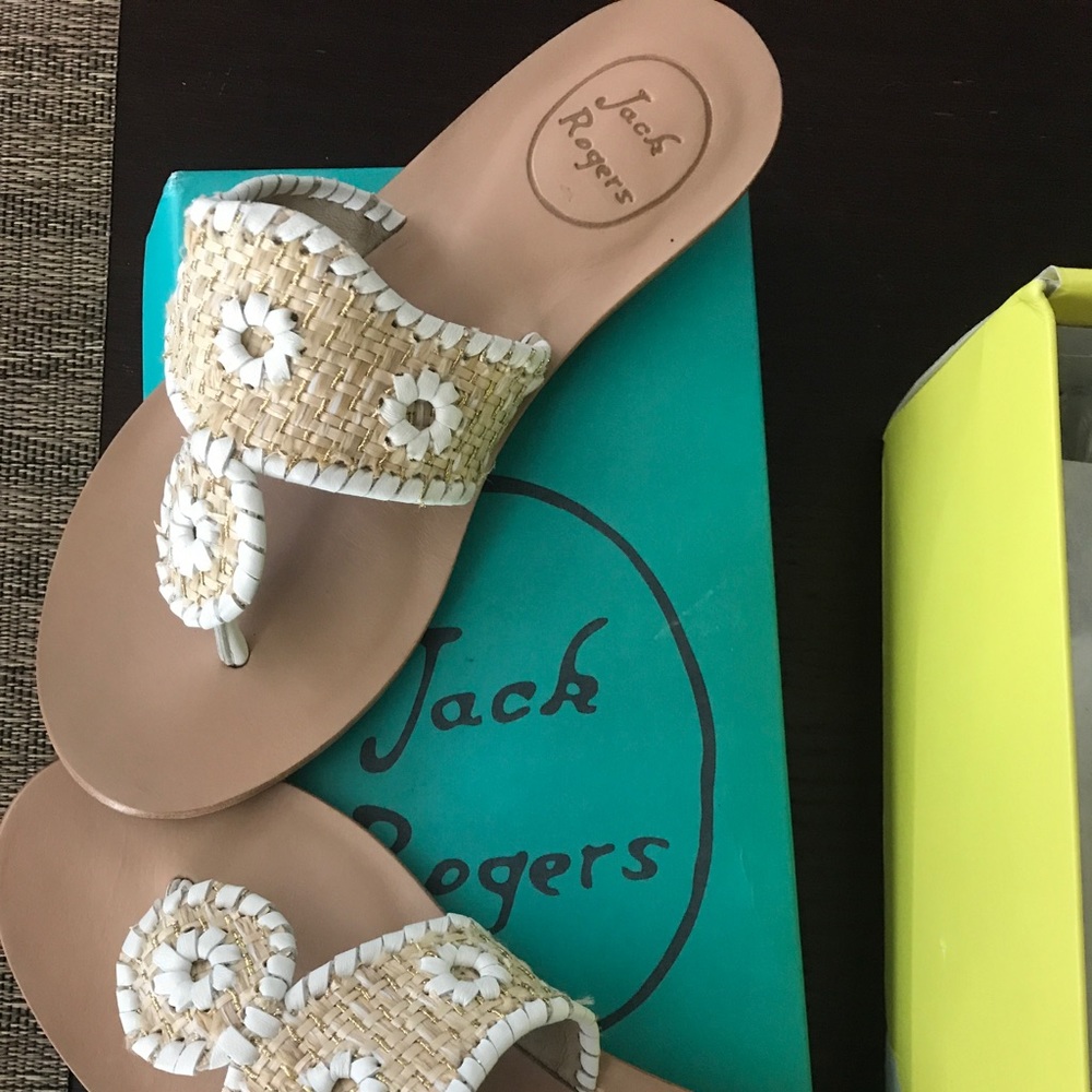 New Jack Rogers Sandals Capri 6 Preppy southern