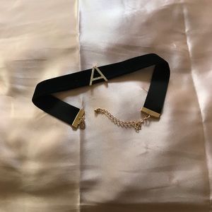 velvet and crystal A choker