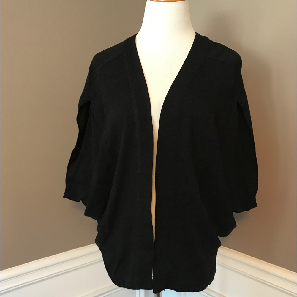 Anthropologie elevenses xS/S open front Blouse