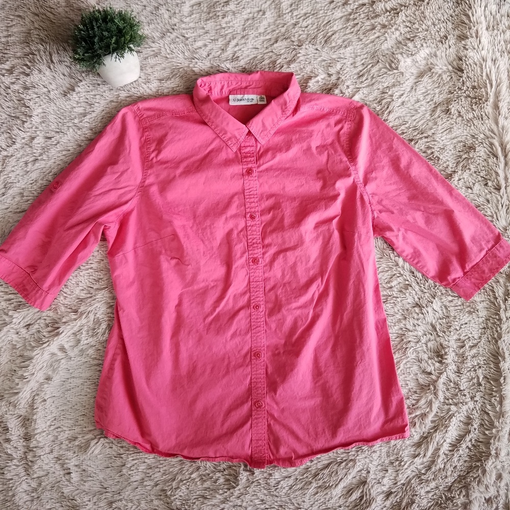St. John’s Bay XL Pink Button Down