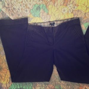 J. Crew Black Straight Leg Pants Size 4