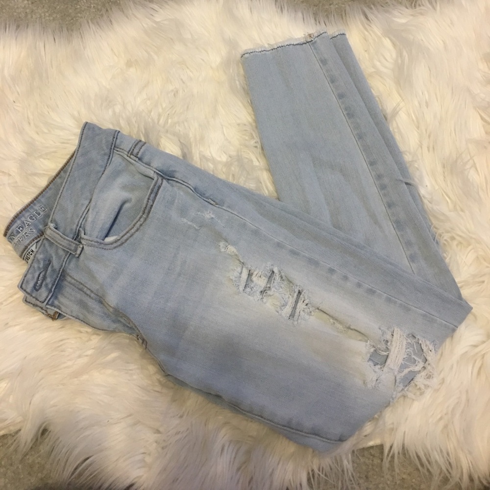 AE Super Stretch Skinny Cropped Jeans