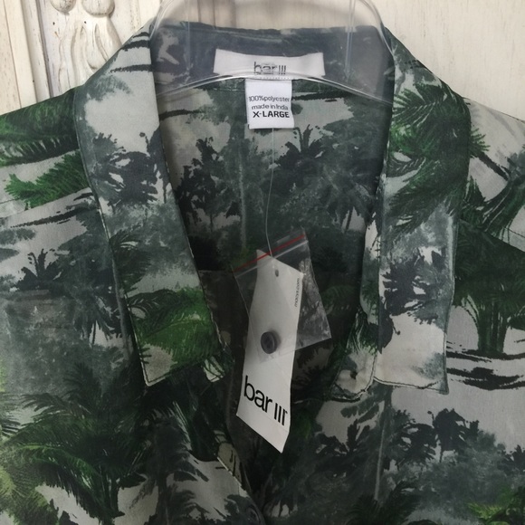 Bar III Dark Green Sleeveless Tie Blouse.17267 - Picture 5 of 5