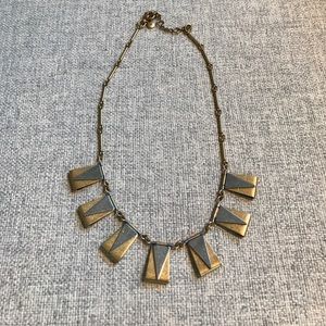 J. Crew Gold and Silver Statement Necklace