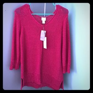 dark pink chico sweater