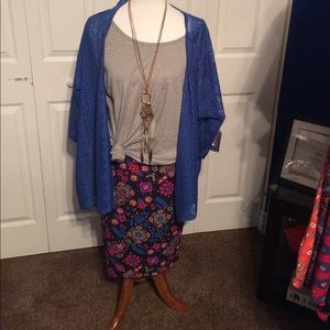 Lularoe NWT Blue Lace Lindsay, Lynnae.  Sold!!!!