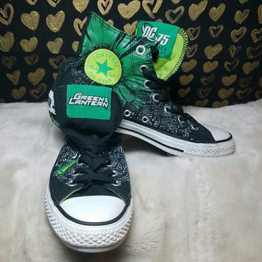 SOLD Converse All Star Chuck Taylor Green Lantern