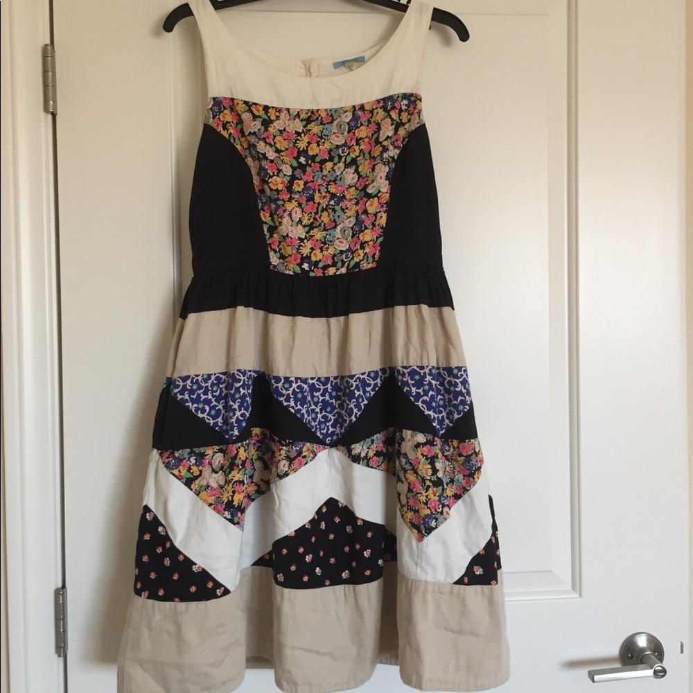 Anthropologie Patchwork Dress