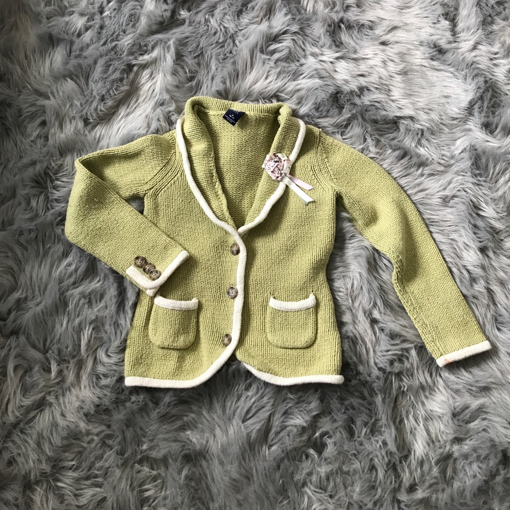 Girls GAP knitted blazer jacket 6/7